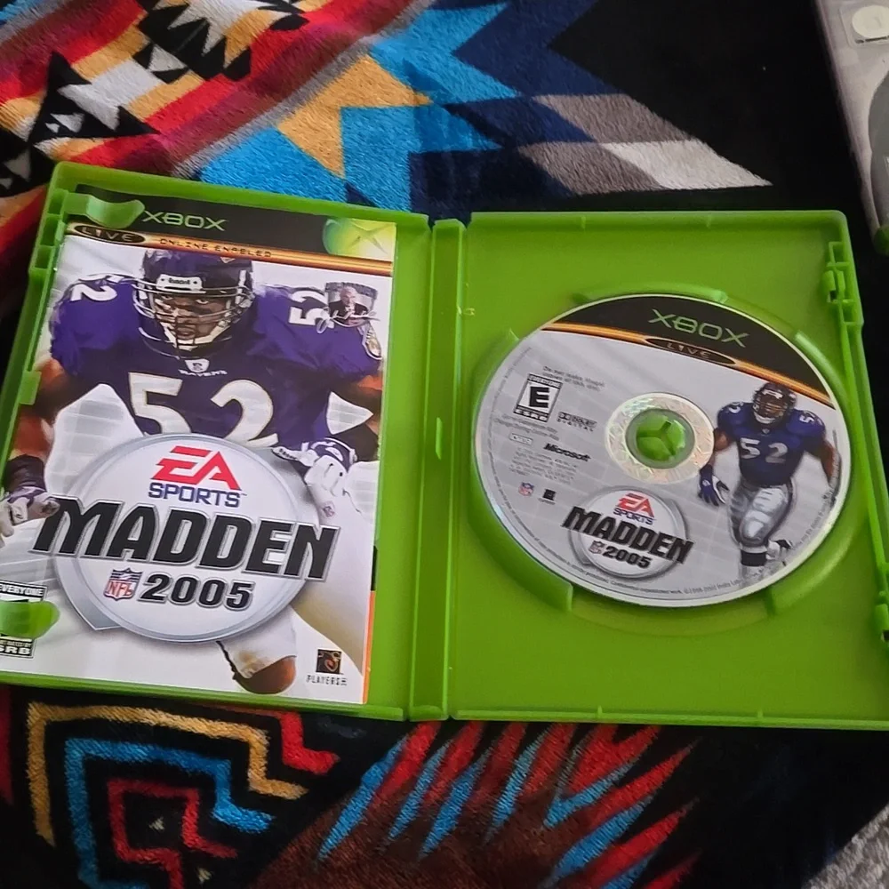 Xbox Video Games Madden 2005 and Tiger Woods PGA Tour 2005
